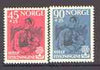 Norway 1960 World Refugee Year set of 2 unmounted mint, SG 499-500*