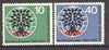 Germany - West 1960 World Refugee Year set of 2 unmounted mint, SG 1240-41*