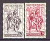 Italy 1960 World Refugee Year (Fire in the Borgo) set of 2 unmounted mint, SG 1015-16*