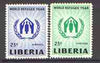 Liberia 1960 World Refugee Year set of 2 unmounted mint, SG 827-28*