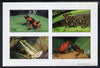 Eynhallow 1981 Frogs imperf set of 4 values (10p to 75p) unmounted mint