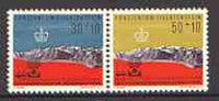 Liechtenstein 1960 World Refugee Year set of 2 unmounted mint, SG 399-400*