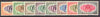 Maldive Islands 1960 World Refugee Year set of 8 unmounted mint, SG 62-69*