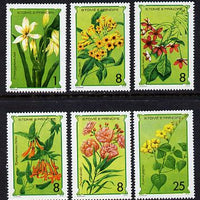 St Thomas & Prince Islands 1979 Flowers set of 6 unmounted mint