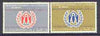 Jordan 1960 World Refugee Year set of 2 unmounted mint, SG 497-98*