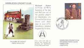 Great Britain 1998 Hambledon Club (the home of Cricket) illustrated cover with special 'Cricket' cancel