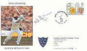 Great Britain 1999 Neil Lenham Benefit illustrated cover with special 'Cricket' cancel, signed by Neil Lenham, from a limited edition of 500