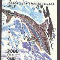 Madagascar 1993 Sharks imperf m/sheet unmounted mint SG MS 1115