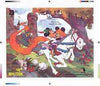 Bhutan 1985 Walt Disney 'Rapunzel' by Grimm Brothers - Intermediate stage computer-generated essay #2 (as submitted for approval) for 25nu m/sheet (They All live Happily Ever After) 175 x 140 mm very similar to issued design plus ……Details Below