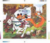 Bhutan 1985 Walt Disney 'Rapunzel' by Grimm Brothers - Intermediate stage computer-generated essay #3 (as submitted for approval) for 25nu m/sheet (They All live Happily Ever After) 175 x 140 mm very similar to issued design plus ……Details Below