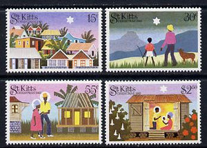 St Kitts 1983 Christmas set of 4 unmounted mint (SG 134-7)