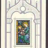 Germany - West Berlin 1977 Christmas (Stained Glass Window) m/sheet unmounted mint SG MS B544