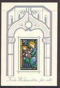 Germany - West Berlin 1977 Christmas (Stained Glass Window) m/sheet unmounted mint SG MS B544