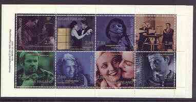 Finland 1996 Centenary of Motion Pictures booklet complete and pristine (as SG 1429-36)