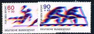 Germany - West 1979 Sport Promotion Fund set of 2 unmounted mint, SG 1890-91
