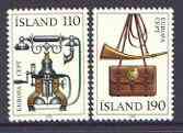 Iceland 1979 Europa,(Communications) set of 2 unmounted mint, SG 570-71