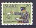 Iceland 1974 Postman from UPU set unmounted mint, SG 530