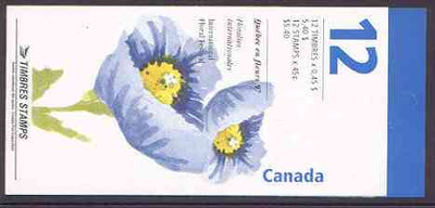 Canada 1997 Quebec in Bloom,$5.40 booklet complete and pristine, SG SB213