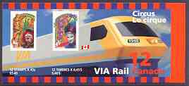 Canada 1998 Circus,$5.40 booklet complete and pristine, SG SB223