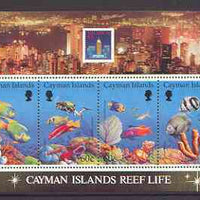 Cayman Islands 1994 Hong Kong '94 Stamp Exhibition,(Reef Life) m/sheet unmounted mint SG MS 773