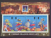Cayman Islands 1994 Hong Kong '94 Stamp Exhibition,(Reef Life) m/sheet unmounted mint SG MS 773