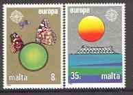 Malta 1986 Europa (Environmental Conservation) set of 2 unmounted mint, SG 779-80*