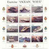 British Indian Ocean Territory 1997 Ocean Wave sheetlet containing set of 12, unmounted mint SG 202a