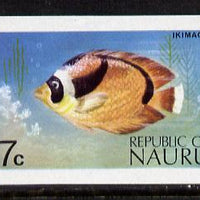 Nauru 1973 Fish 7c definitive (SG 104) unmounted mint IMPERF single