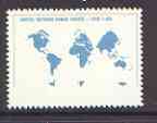Liberia 1958 Human Rights 3c perf proof of blue only on gummed paper (appears as missing black) unmounted mint as SG 811