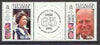 Pitcairn Islands 1991 Royal Birthdays se-tenant set of 2 plus label unmounted mint SG 399a