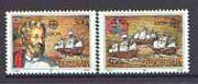 Yugoslavia 1992 Europa - 500th Anniversary of Discovery of America by Columbus set of 2 unmounted mint SG 2785-86*