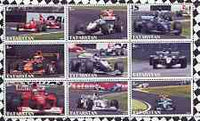 Tatarstan Republic 2000 Formula 1 perf sheetlet containing set of 9 values unmounted mint