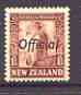 New Zealand 1936-61 Maori Woman 1.5d def opt'd Official perf 14 x 13.5, SG O122