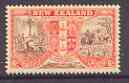 New Zealand 1946 KG6 Coat of Arms, Foundry & Farm 6d from Peace set unmounted mint, SG 674