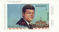 Montserrat 1998 Famous People of the 20th Century - JF Kennedy perf m/sheet opt'd SPECIMEN, unmounted mint SG MS 1085s