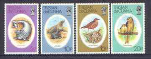 Tristan da Cunha 1979 Wildlife Conservation set of 4 unmounted mint SG 255-58