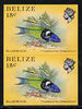 Belize 1984-88 Blueheads 15c def in unmounted mint imperf pair (SG 773)