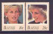 Cayman Islands 1998 Princess Diana Commemoration set of 2 unmounted mint, SG 856-57*