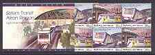 Malaysia 1997 Kuala Lumpur Light Railway $3 booklet complete SG SB6
