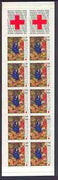 France 1987 Red Cross (Flight into Egypt) 28f Booklet complete and pristine SG XSB37