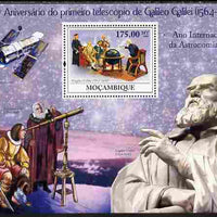 Mozambique 2009 400th Anniversary of Galileo's Telescope perf souvenir sheet unmounted mint