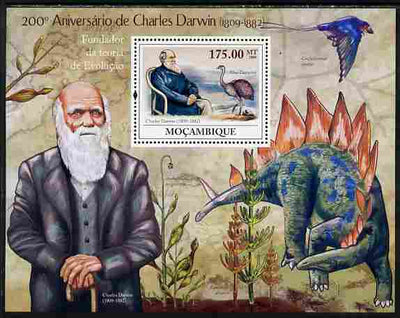 Mozambique 2009 200th Birth Anniversary of Charles Darwin perf souvenir sheet unmounted mint