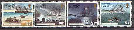 Pitcairn Islands 1994 Shipwrecks set of 4 unmounted mint, SG 450-53