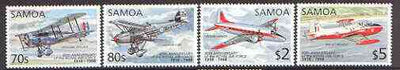Samoa 1993 80th Anniversary of Royal Air Force set of 4 unmounted mint, SG 1029-32