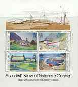 Tristan da Cunha 1978 Paintings by Roland Svensson (2nd series) m/sheet unmounted mint, SG MS 238