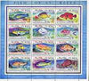 St Kitts 1997 Fishes perf sheetlet containing set of 12 values unmounted mint, SG 473a