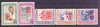 Guinea - Conakry 1962 National Helath set of 5 opt'd for Malaria Eradication in orange unmounted mint, Mi 95-99b
