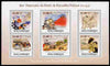 Mozambique 2009 160th Death Anniversary of Katsushika perf sheetlet containing 6 vaues unmounted mint