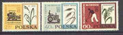 Poland 1963 Freedom From Hunger set of 3 unmounted mint, SG 1358-60