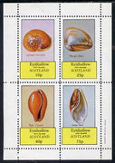 Eynhallow 1981 Shells (Cyclope Neritea etc) perf set of 4 values (10p to 75p) unmounted mint